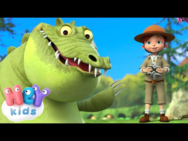 Le crocodile d’Afrique 🐊 Comptines et chansons pour bébé - HeyKids Français