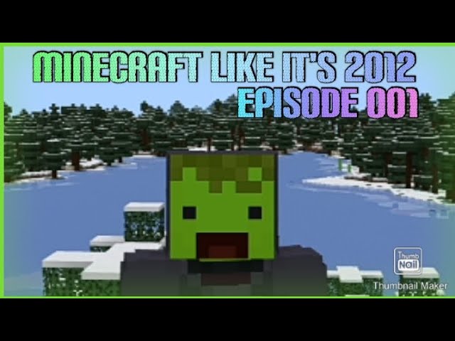 Minecraft like it's 2012 (1) | my new Minecraft survival series w/BlazeXJayX