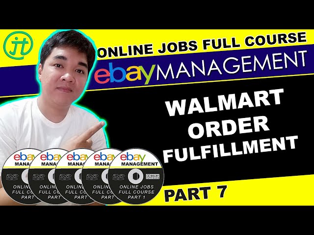 Walmart Product Order Fulfillment Ebay Store Online Jobs Tutorial Philippines Part 7