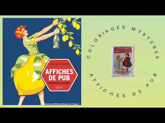 OUILLE BOBO et PRESENTATION du LIVRE COLORIAGE MYSTERE AFFICHES DE PUB