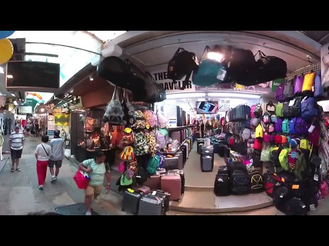 hong kong budget travel  -Stanley Market walk tour VR360 (HD) -2