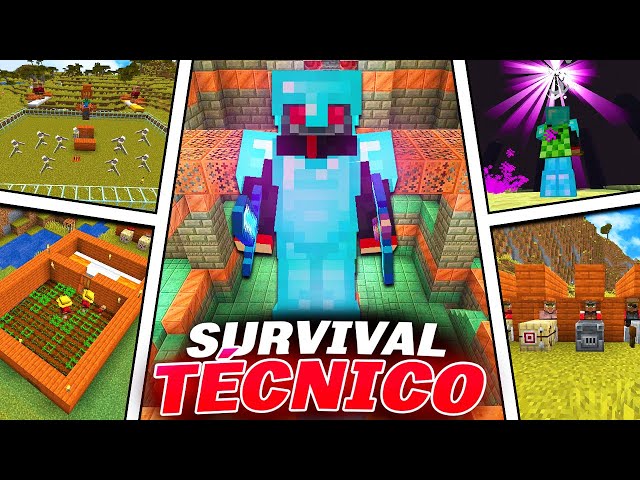 Me Hice un SURVIVAL TECNICO TRYHARD en MINECRAFT 1.21 (#1)