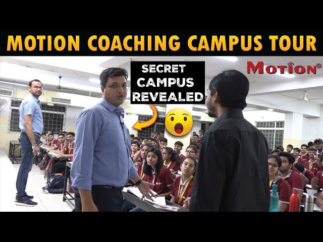 Motion Coaching Kota Campus Tour | All Campus in 1 Video😯 with NV Sir | For JEE, NEET & Foundation