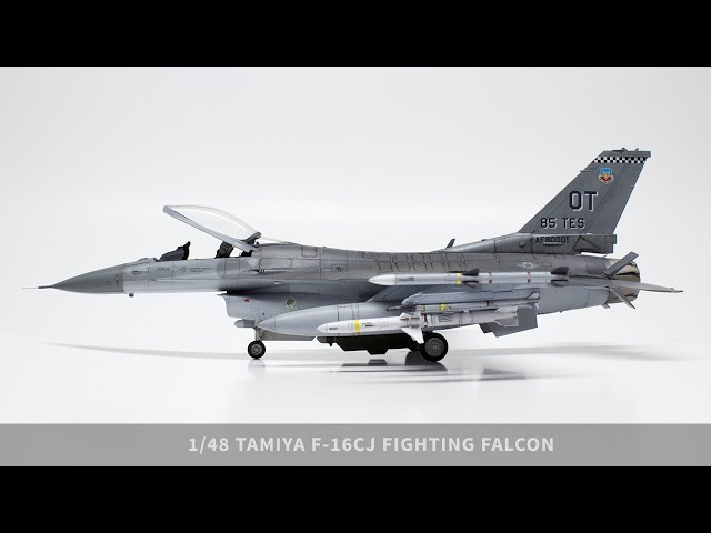 Easy Steps for beginners to improve the 1/48 Tamiya F-16CJ Fighting Falcon Kit