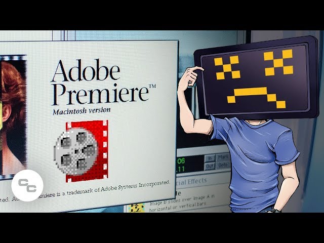 Video Editing on Adobe Premiere 1.0 (from 1991) -  Krazy Ken's Tech Misadventures