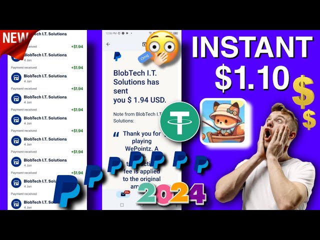 New PayPal Earning App 2024 Today PayPal Earning Apps | Make Money Online