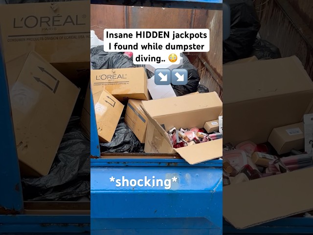 Wait until you see what they threw away.. #dumpster #dumpsterdiving #shocking #insane #sephora #ulta