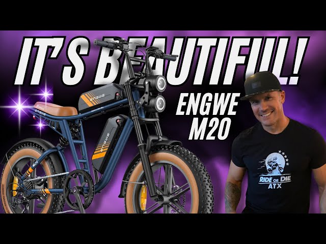 FIRST RIDE - Engwe M20 2.0 - Dual Battery, 52 Volts! Super 73 Killer!