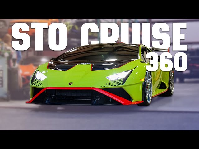 360° STO Huracán cruises to Cars and Coffee