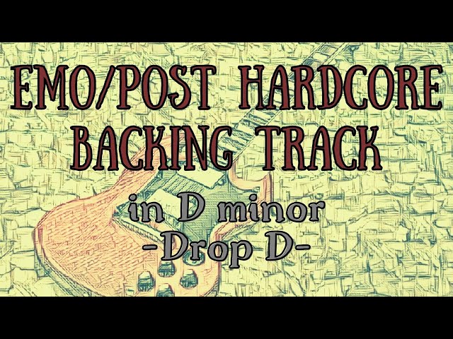 Emo/Post Hardcore Backing Track in D minor