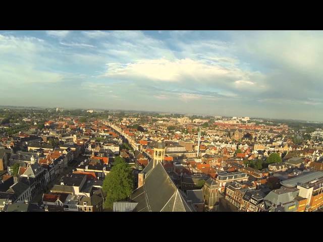 Sneek from a plane: inner city gimbal fun