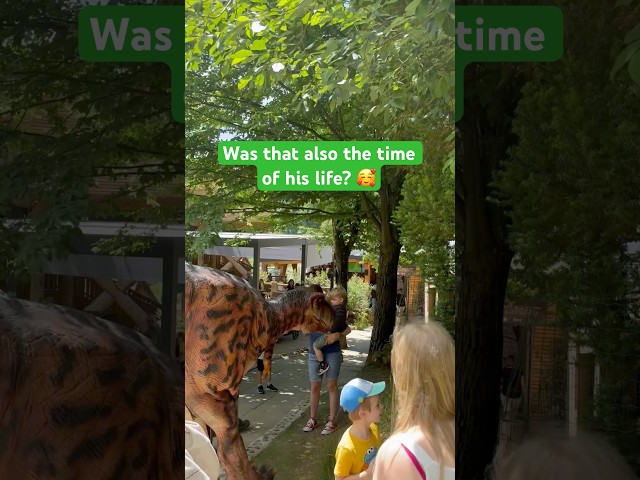 Was that also the time of his life? 🥰🦖 #rexi #trex #styrassicpark #dinopark #dinosaur #jurassic