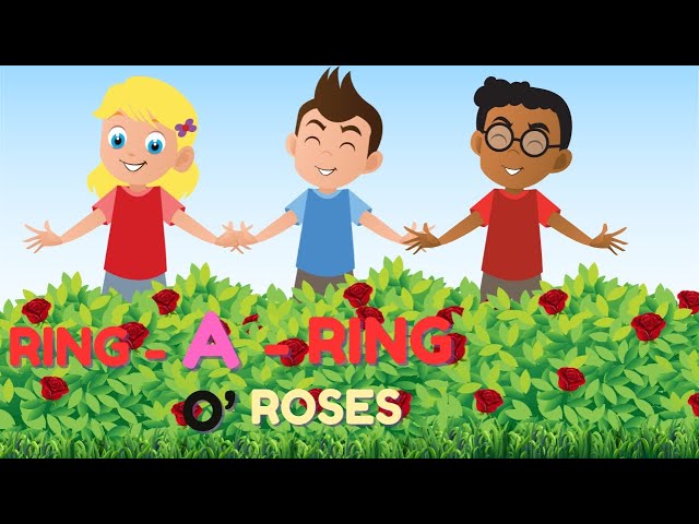 Ringa Ringa Roses with Lyrics |  Kids Nursery Rhymes and Songs |Ring-A-Ring O'Rosy |Kids Dance Song