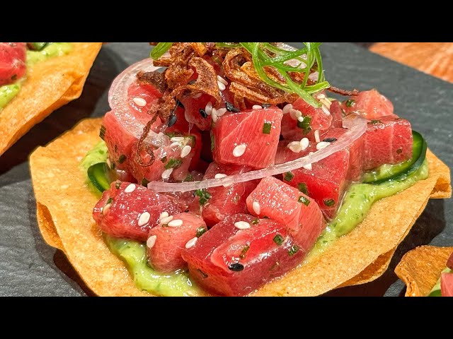 The Most Amazing Tuna Tostadas 😍🇲🇽