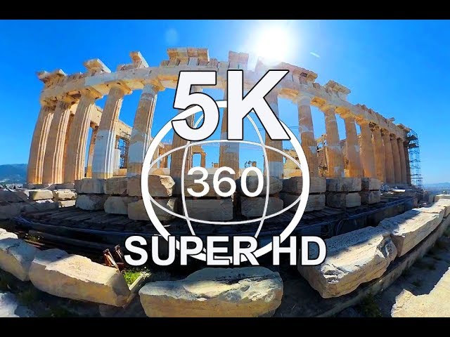 ACROPOLIS OF ATHENS 360 5.7K video - Enjoy it better with your VR glasses