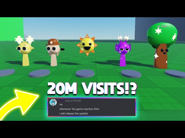 20 Million Visits EVENT!? + 3D Sprunki RP And Animations UPDATE NEWS