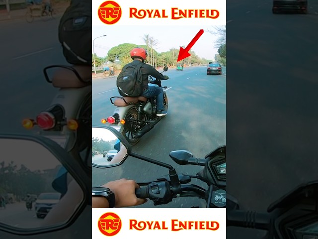 Royal Enfield ঢাকার রাস্তায় প্রথম আমার সামনে #RoyalEnfield #classic350 #bdbiker #road #shorts #yt