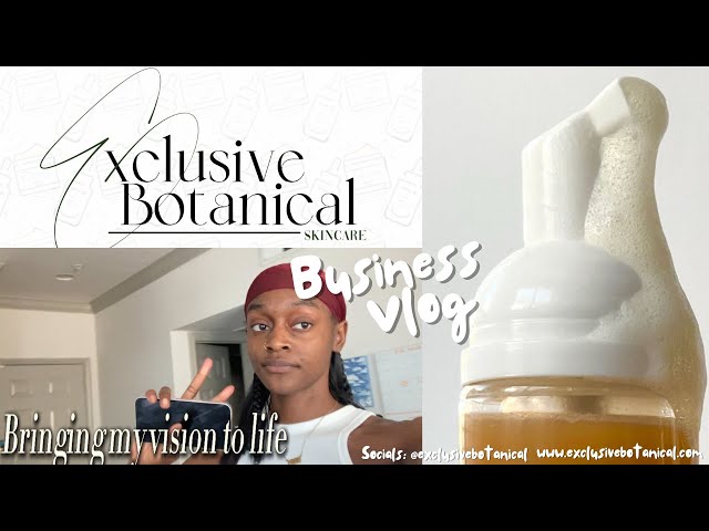 SMALL BIZ VLOG | Creating Content + Restarting my Skincare journey  + BTS