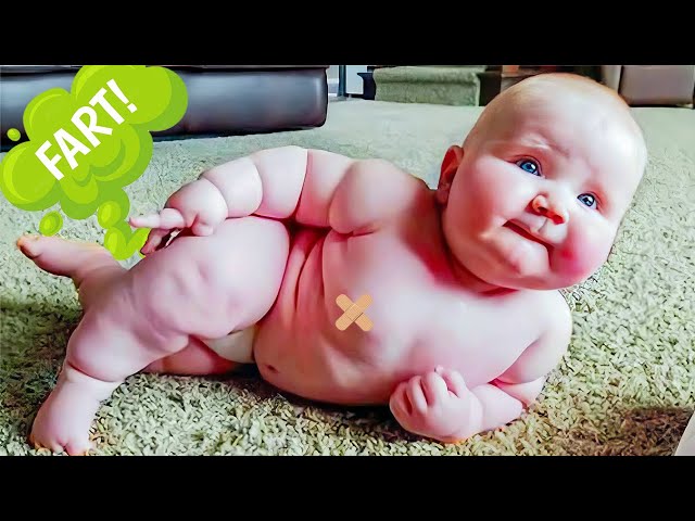 Baby's Fart:  Funniest Sound In The Whole World | BABY BROS