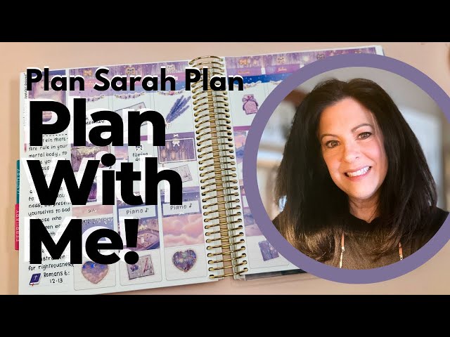 Plan With Me! | Feb. 10-16 | Erin Condren | Dinner Talk | “Lavender Dreams” | Simply Gilded