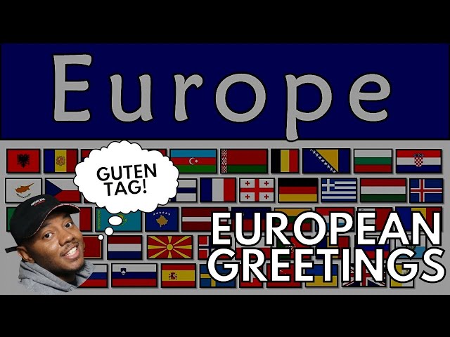 EUROPEAN LANGUAGES GREETINGS! American Learns European Languages