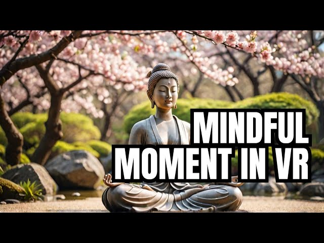 🌸 Meditative Escape in a Japanese Zen Temple | 180VR Experience 🌸