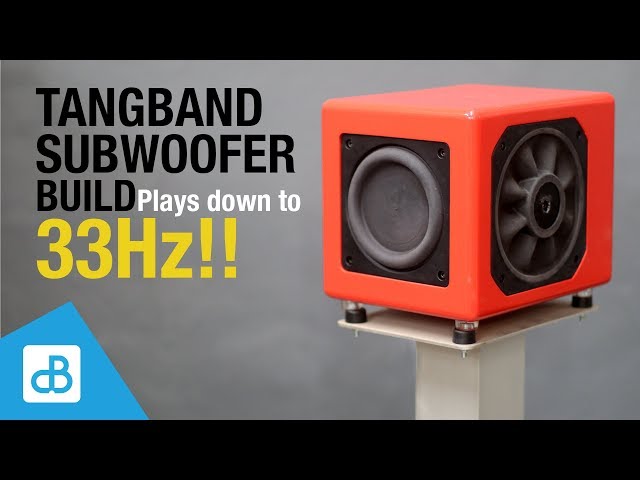 Building a Small Subwoofer - Plays down to 33Hz!! - by SoundBlab