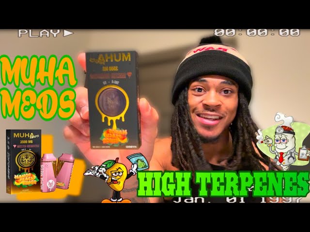 THCA MUHA MEDS MANGO PEACH Rings  Delta9, Melted Diamonds, Exotic Blend  3.5 Gram Hybrid Disposable!