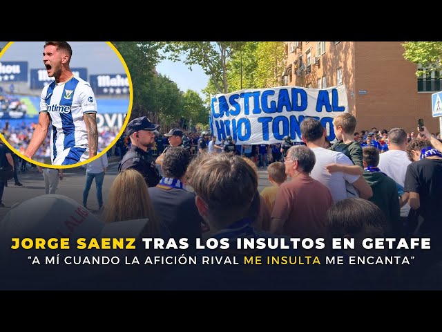 ‼️ 😳Jorge Sáenz, del Leganés: "Me encanta que me insulten; es la esencia del fútbol"