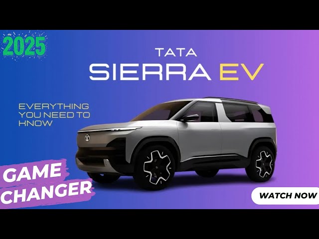 2025 Tata Sierra EV Launch, Expected Price Rs. 25.00 Lakh, All Details | #tata