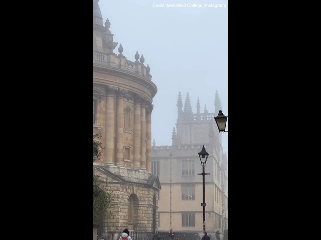 A misty morning in Oxford