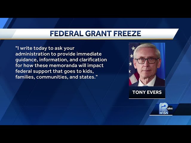 Gov. Evers warns of 'disastrous consequences' on federal aid pause