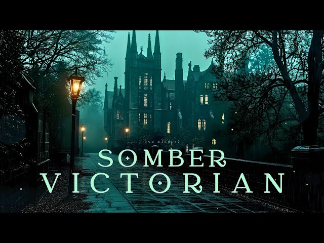 Mysterious 19th Century Victorian Street | Melancholic Piano Ambience | Dark Academia Music