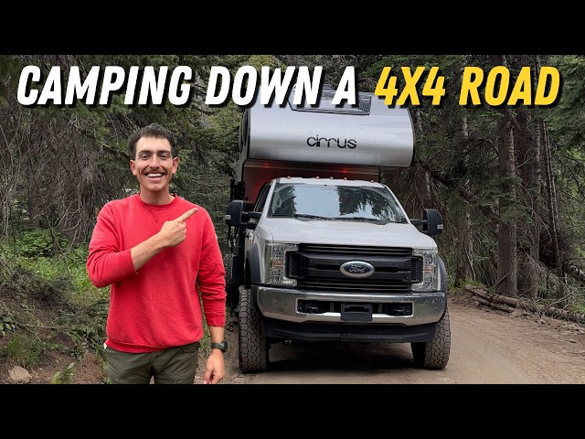 Truck Camping Above 11,000 ft Down a 4X4 Road