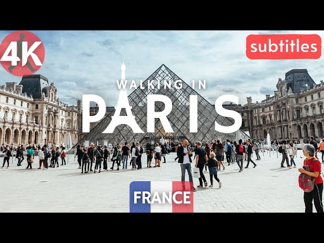 Paris Walking Tour in 4K: Explore the Eiffel Tower, Louvre, Notre-Dame & More