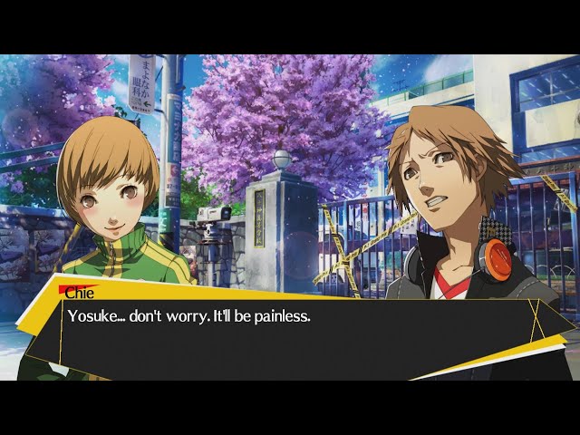 Persona 4 Arena | Chie Wants to Eat Yosuke