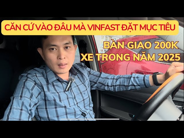 Căn cứ vào đâu mà Vinfast đặt mục tiêu bàn giao 200k xe trong năm 2025 - Câu trả lời đã sáng tỏ