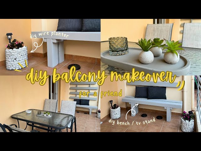 Balcony Transformation, DREAMY Outdoor Space ☀️ | DIY Balcony Makeover