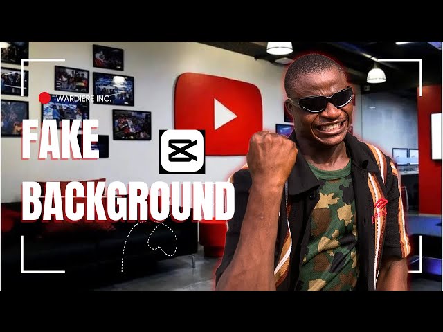 HOW TO CREATE FAKE BACKGROUND/REALISTIC YOUTUBE BACKGROUND