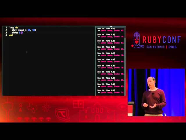 RubyConf 2015 - Learn to Make Music. With Ruby. by Darin Wilson