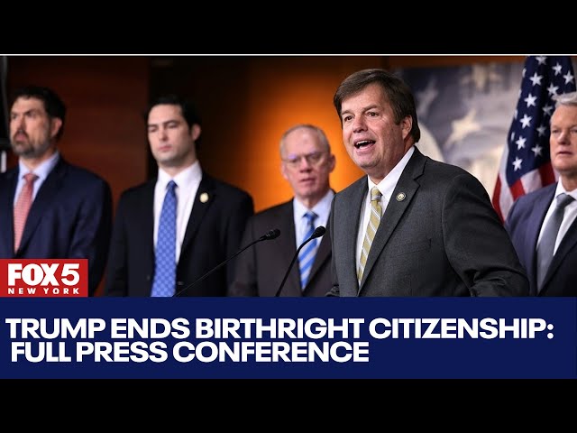 Update on Trump's plan to end birthright citizenship: Full press conference