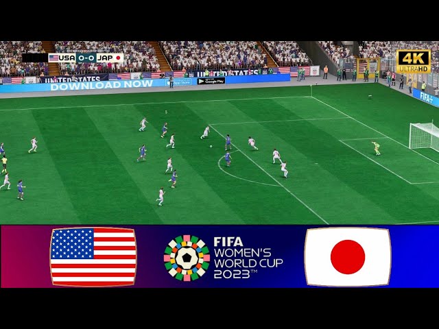 FIFA 23:  USWNT vs. JAPAN | Feb 21, 2025 | FIFA Women's World Cup 2023 | PS5 Gameplay UHD