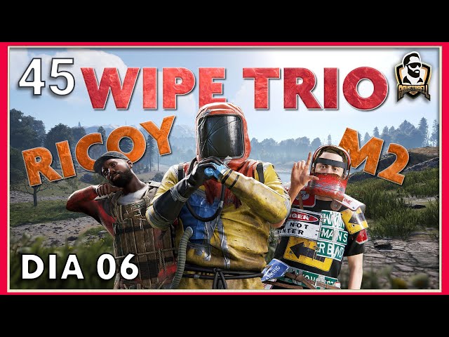 WIPE TRIO con RICOY y M2 #45 | CONSTRUYO Y FARMEO En SOLITARIO | Gameplay Rust Español #rust