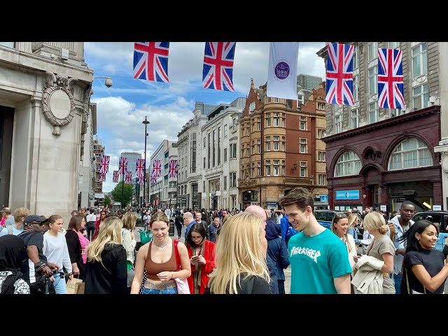 London Oxford Street Walk | London Summer Shopping 2022 | London Walking Tour [4K HDR]