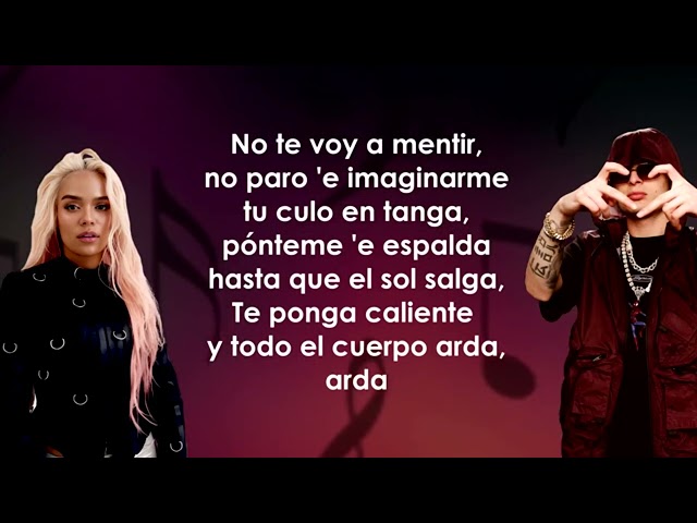 Qlona Letra -KAROL G - QLONA (Letra / Lyrics)💕ft Peso Pluma karaoke