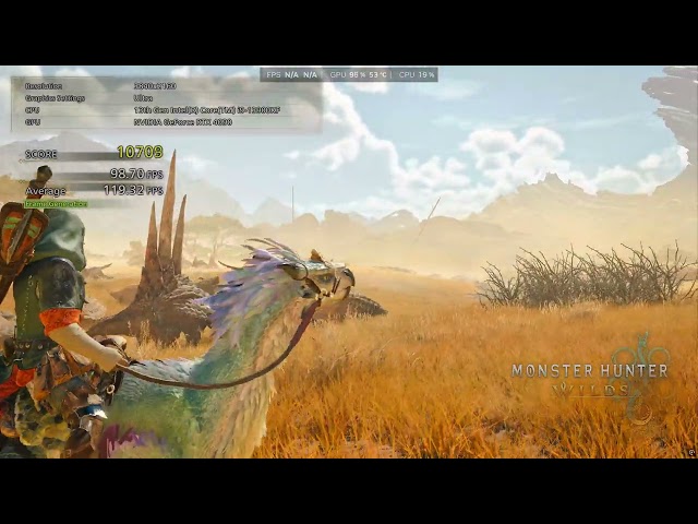 Monster Hunter Wilds Benchmark - RTX 4090