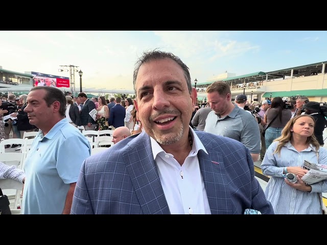 Kentucky Derby 2024 - Owner Mike Repole on Fierceness drawing post 17