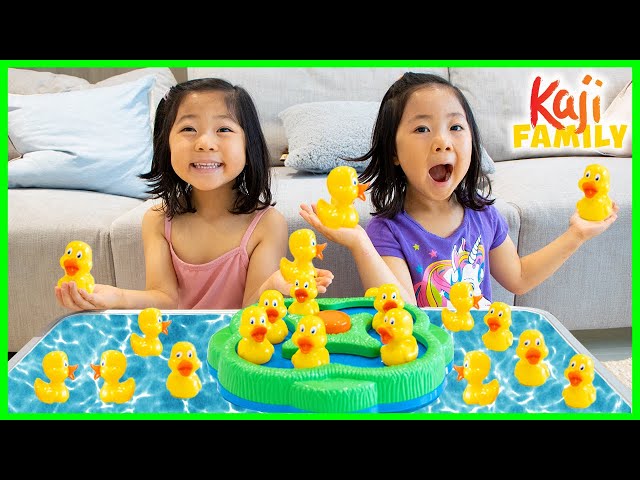 Emma and Kate play Lucky Ducks Board Game!‌