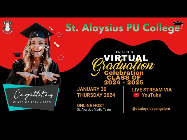 St. Aloysius PU College Graduation Day Celebration!