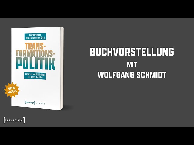 »Transformationspolitik« – Buchvorstellung mit dem Chef des Bundeskanzleramts Wolfgang Schmidt